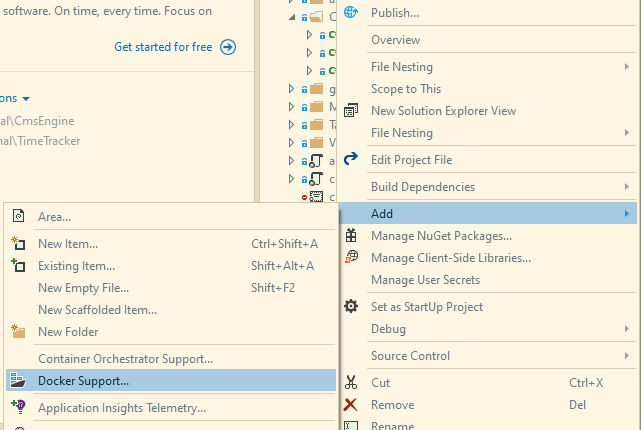 The problem of debugging a Docker project in Visual Studio - Davidson Sousa